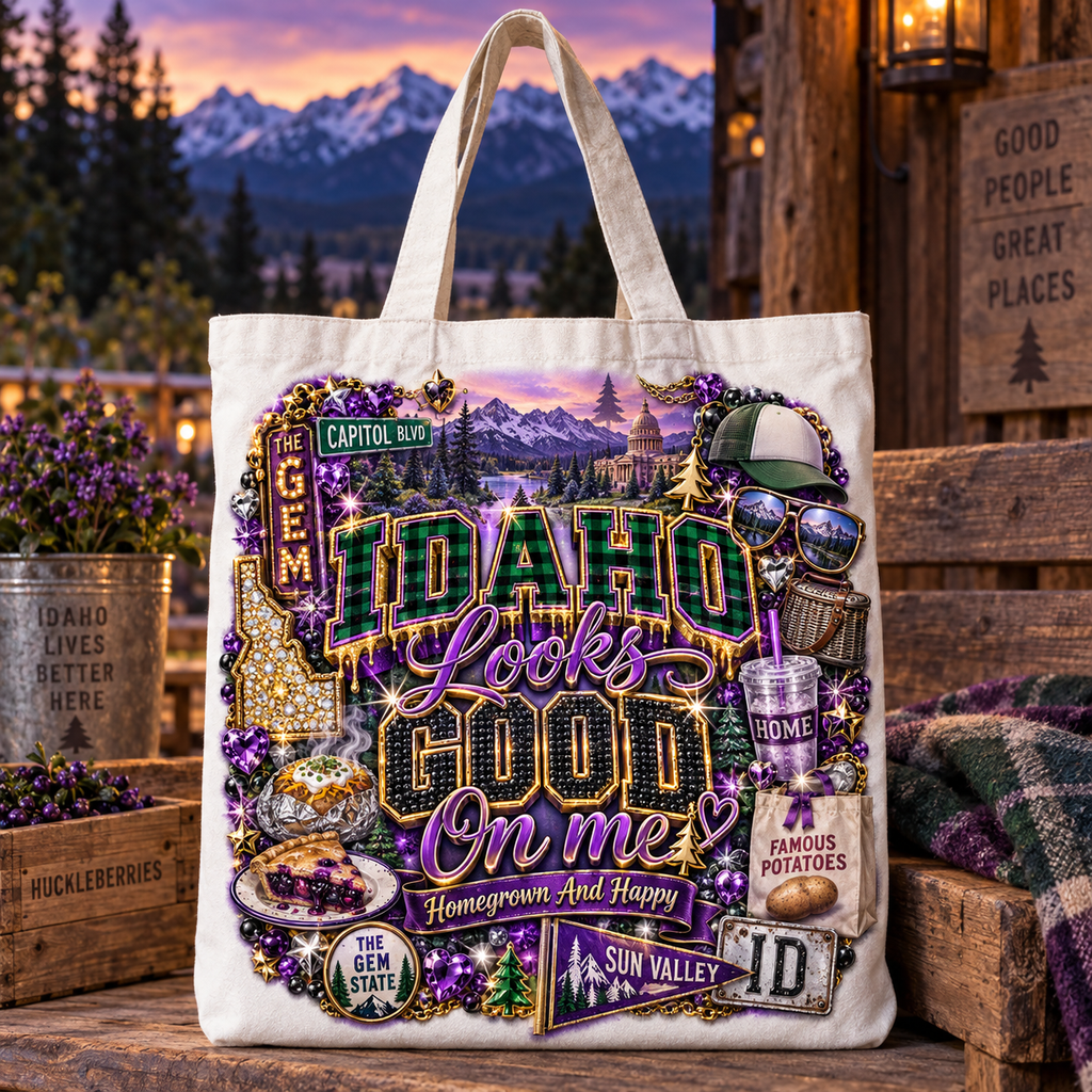 Idaho Looks Good On Me Tote Bag