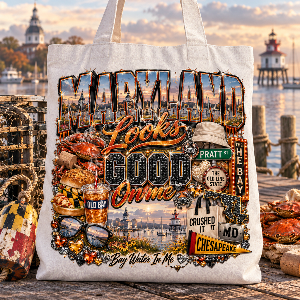 Maryland Looks Good On Me Tote Bag