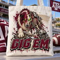 Texas A&M Undead Mascot Tote Bag